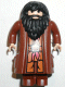 Minifig No: hp061  Name: Rubeus Hagrid - Reddish Brown Topcoat (Light Nougat Version with Movable Hands)