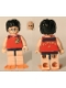 Minifig No: hp066  Name: Harry Potter - Tournament Sleeveless Shirt and Swim Trunks, Flippers