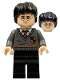 Minifig No: hp094  Name: Harry Potter - Gryffindor Stripe and Shield Torso, Black Legs