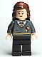 Minifig No: hp095  Name: Hermione Granger - Gryffindor Stripe and Shield Torso, Black Legs