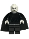 Minifig No: hp098  Name: Lord Voldemort - White Head, Black Cape, Dark Green Robe Lines