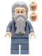Minifig No: hp099  Name: Albus Dumbledore - Sand Blue Outfit with Silver Embroidery