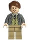 Minifig No: hp157  Name: Professor Remus Lupin, Dark Bluish Gray Jacket, Olive Green Vest