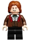 Minifig No: hp185  Name: Ron Weasley, Reddish Brown Suit, Shirt with Ruffle