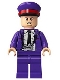 Minifig No: hp192  Name: Stan Shunpike in Knight Bus Conductor Uniform, Red Band on Hat