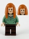 Minifig No: hp219  Name: Ginny Weasley, Sand Green Polo Shirt