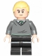 Minifig No: hp262  Name: Draco Malfoy, Slytherin Sweater, Black Medium Legs