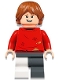 Minifig No: hp328  Name: Ron Weasley - Red Sweater, Leg Cast