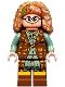 Minifig No: hp332  Name: Professor Sybill Trelawney - Reddish Brown and Sand Green Robes