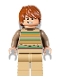 Minifig No: hp339  Name: Ron Weasley, Striped Sweater, Tan Legs
