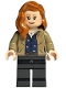 Minifig No: hp388  Name: Ginny Weasley - Epilogue, Dark Tan Jacket