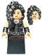 Minifig No: hp424  Name: Bellatrix Lestrange - Black Dress, Dual Molded Arms