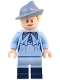 Minifig No: hp497  Name: Fleur Delacour - Bright Light Blue Robe, Smirking / Scared