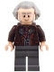 Minifig No: hp504  Name: Garrick Ollivander - Dark Brown Jacket, Hair Swept Back