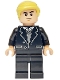 Lego part: Draco Malfoy - Black Suit, Dark Bluish Gray Sweater