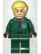 Minifig No: hp548  Name: Draco Malfoy - Dark Green Slytherin Quidditch Uniform