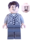 Minifig No: hp566  Name: Neville Longbottom - Light Bluish Gray Knit Cable Cardigan Sweater, Dark Bluish Gray Legs