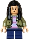 Minifig No: hp576 Name: Cho Chang - Olive Green Jacket, Dark Blue Short Legs Minifig No: hp576 Name: Cho Chang - Olive Green Jacket, Dark Blue Short Legs