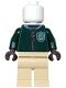 Minifig No: hp578 Name: Mannequin - Quidditch Dark Green Robe, Slytherin Crest Minifig No: hp578 Name: Mannequin - Quidditch Dark Green Robe, Slytherin Crest