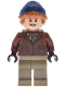 Minifig No: hp585 Name: Ron Weasley - Reddish Brown Jacket, Dark Tan Legs, Dark Blue Beanie Minifig No: hp585 Name: Ron Weasley - Reddish Brown Jacket, Dark Tan Legs, Dark Blue Beanie