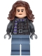 Minifig No: hp588 Name: Hermione Granger - Dark Bluish Gray Jacket with Scarf Minifig No: hp588 Name: Hermione Granger - Dark Bluish Gray Jacket with Scarf