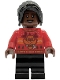 Minifig No: hp593  Name: Angelina Johnson - Red Holiday Sweater, Black Medium Legs