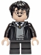 Minifig No: hp607  Name: Harry Potter - Hogwarts Robe, Black Tie, Surprised