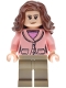 Minifig No: hp632 Name: Hermione Granger - Warm Pink Jacket, Dark Tan Legs Minifig No: hp632 Name: Hermione Granger - Warm Pink Jacket, Dark Tan Legs