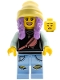 Minifig No: hs003  Name: Parker L. Jackson - Black Top with Beanie (Open Mouth Smile / Scared)