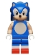 Minifig No: idea104  Name: Sonic the Hedgehog - Light Nougat Face and Arms, Grin to Right
