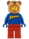 Minifig No: idea233  Name: Bernard Bear Costume Guy