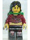 Minifig No: ixs012 Name: Xtreme Stunts Sky Lane, Black Female Hair, Green Backpack with Sleeping Bag Minifig No: ixs012 Name: Xtreme Stunts Sky Lane, Black Female Hair, Green Backpack with Sleeping Bag