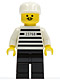 Lot ID: 384474484  Minifig No: jail003  Name: Police - Jailbreak Joe, Black Legs with White Cap