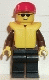 Minifig No: jbr013 Name: Jacket Brown - Black Legs, Red Cap, Black Sunglasses, Life Jacket Minifig No: jbr013 Name: Jacket Brown - Black Legs, Red Cap, Black Sunglasses, Life Jacket