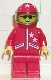 Minifig No: jstr003 Name: Jacket 2 Stars Red - Red Legs, Red Helmet 7 White Stars, Trans-Light Blue Visor Minifig No: jstr003 Name: Jacket 2 Stars Red - Red Legs, Red Helmet 7 White Stars, Trans-Light Blue Visor