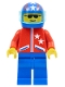 Minifig No: jstr005  Name: Jacket 2 Stars Red - Blue Legs, Blue Helmet 4 Stars & Stripes, Trans-Light Blue Visor