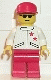 Minifig No: jstr008 Name: Jacket 2 Stars White - Red Legs, Red Cap Minifig No: jstr008 Name: Jacket 2 Stars White - Red Legs, Red Cap