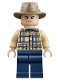 Minifig No: jw148 Name: Dr. Alan Grant - Tan Shirt Minifig No: jw148 Name: Dr. Alan Grant - Tan Shirt