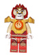 Minifig No: loc093  Name: Laval - Fire Chi, Heavy Armor, Tan Arms