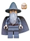 Minifig No: lor001  Name: Gandalf the Grey - Wizard / Witch Hat, Short Cheek Lines
