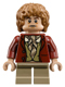 Minifig No: lor030  Name: Bilbo Baggins - Dark Red Coat