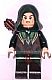 Minifig No: lor078  Name: Mirkwood Elf Archer - Dark Green Outfit, Dual Sided Head
