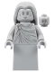 Minifig No: lor114  Name: Elf Statue - Straight Hair, Skirt