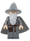 Minifig No: lor125  Name: Gandalf the Grey - Witch Hat, Robe, Spongy Cape