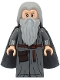 Minifig No: lor142 Name: Gandalf the Grey - Hair, Robe, Spongy Cape Minifig No: lor142 Name: Gandalf the Grey - Hair, Robe, Spongy Cape