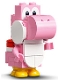 Minifig No: mar0064  Name: Pink Yoshi - White Tile, Round 1 x 1 Quarter on Front