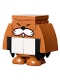 Minifig No: mar0126  Name: Monty Mole - Face on 1 x 2 Brick