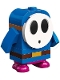 Minifig No: mar0131  Name: Blue Shy Guy, Super Mario, Series 5 (Character Only)