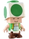 Minifig No: mar0152  Name: Green Toad, Super Mario, Series 6 (Character Only)