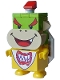 Minifig No: mar0184  Name: Bowser Jr. - 1 Lime Brick 1 x 1, 1 Red Brick 1 x 1